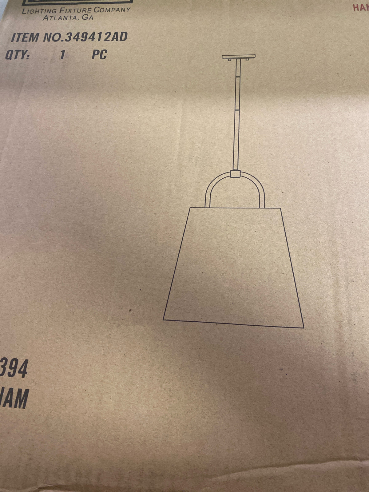 Capital Lighting 349412AD Brody 16" Wide Pendant - Aged Brass