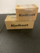 Kwikset 690T-3S Tylo SmartKey Single Cylinder Knobset and Deadbolt Combo Pack - Polished Brass