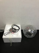 Elegant Lighting LD2212C Baxter Single Light 10" Wide Mini Pendant with Clear Glass - Chrome / Clear