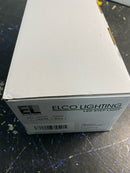 Elco ELST82B LED Brick Light with Grill Faceplate - Black