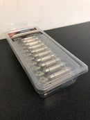 Amerock Functional 3/8 Inch Inset Self-Closing Face Mount Hinge - Package of 10 Hinges