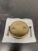 Delta RP31556CZ Replacement Overflow Plate with Screws - Champagne Bronze