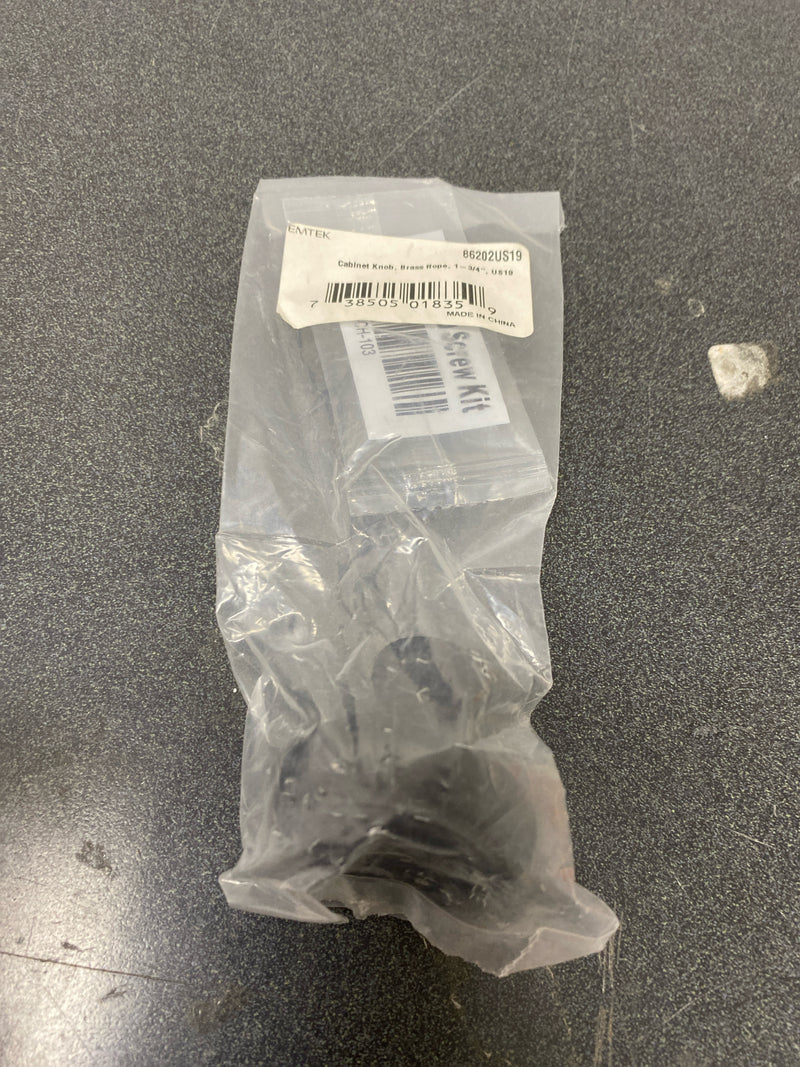 Emtek Rope Mushroom Knob