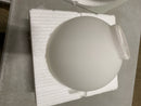 Capital Lighting 351612BI Dolby 10" Wide Pendant with Metal and Frosted Glass Shade - Black Iron