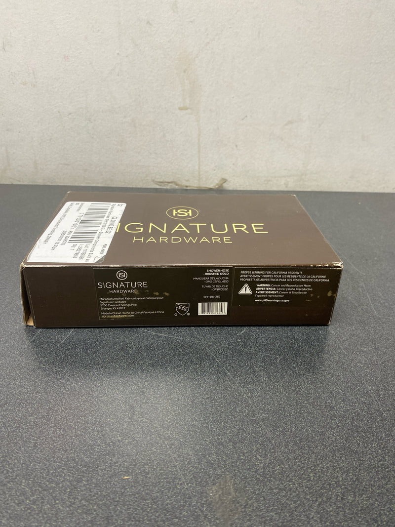 Signature Hardware SHH1010BG 60" Stretchable Hand Shower Hose - Brushed Gold