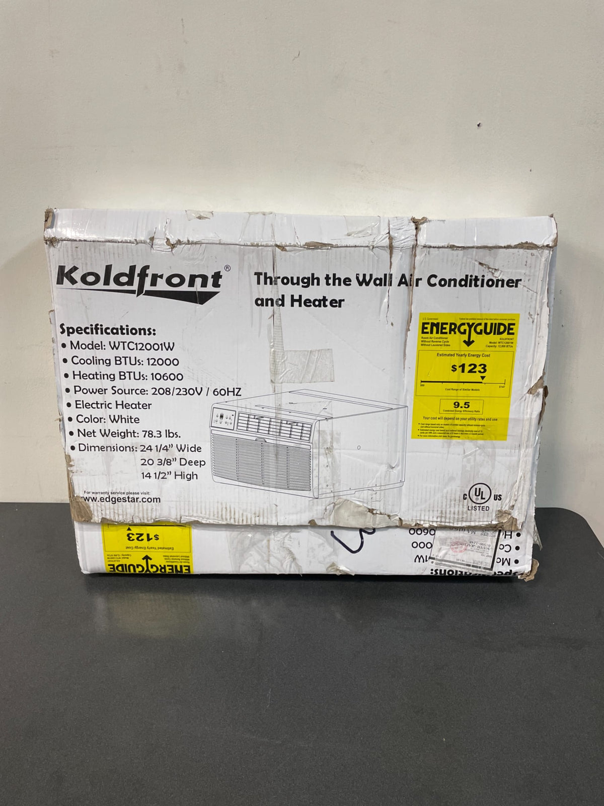 Koldfront WTCSLV Through Wall Metal Mounting Sleeve - White