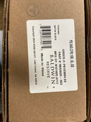 Baldwin PS.VAS.CFR Vashon Passage Door Knob Set with Contemporary 5" Rose from the Reserve Collection - Satin Black