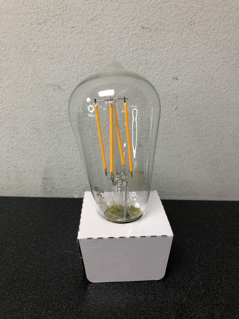 Bulbrite 776767 - led8st18/27k/fil/3/ja8 edison style antique filament led light bulb