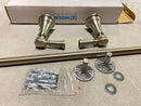 Moen YB8418BN Weymouth 18" Towel Bar with Concealed Mountings - Brushed Nickel