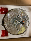 JONATHAN Y Lighting JYL7564A Nola 3 Light 13" Wide LED Flush Mount Ceiling Fixture - Wood Finish