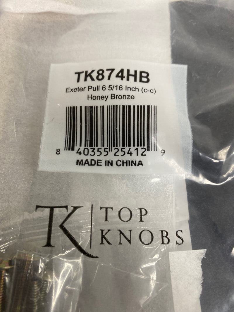 Top Knobs TK874HB Devon 6-5/16 Inch Center to Center Handle Cabinet Pull - Honey Bronze