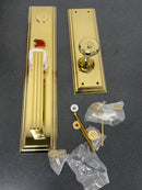 Baldwin 6542003FD Tremont Dummy Handleset Trim Set from the Estate Collection - Lifetime Polished Brass