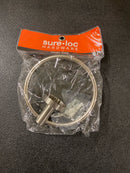 Sure-Loc LG-TR1 15 Lugano 7" Wall Mounted Towel Ring - Satin Nickel