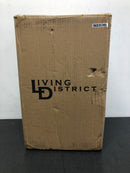 Elegant Lighting LDOD2100 11-3/4" Tall Integrated LED Outdoor Wall Sconce with a Glass Shade - Matte Black