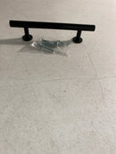 Amerock BP36865FB Radius 3-3/4 in. (96mm) Modern Matte Black Bar Cabinet Pull