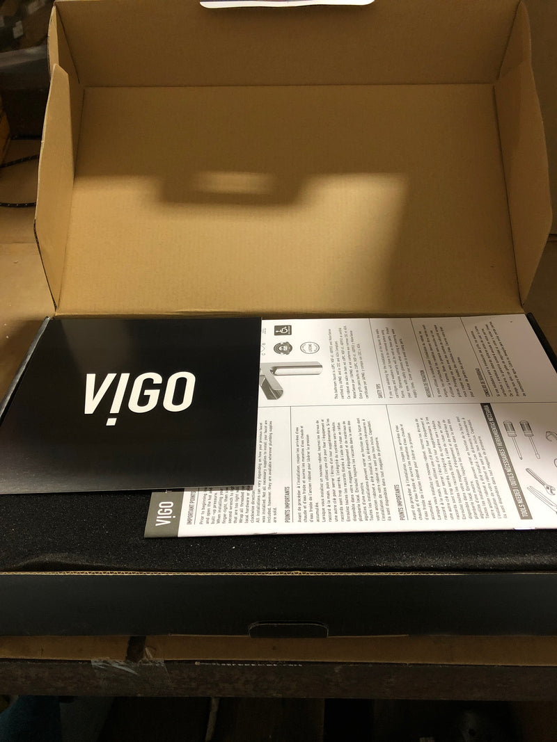 Vigo VG01042MB Ileana Single Handle Single-Hole Bathroom Faucet in Matte Black