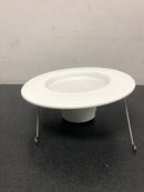 Commercial electric NS01dA09FR2-259 5/6 in. Integrated LED White Dimmable Recessed Light Trim with Adjustable Color Temperature, (2-Pack)