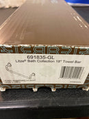 Brizo 691835-GL Litze 18" Towel Bar - Luxe Gold