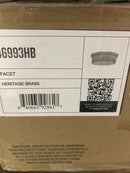 Hinkley Lighting 46993HB Facet 3 Light 18" Wide Flush Mount Ceiling Fixture - Heritage Brass