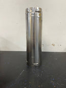 PelletVent Pro 3" x 12" Stainless Steel Pellet Stove Chimney Pipe - 3PVP-12SS, 12" x 3"