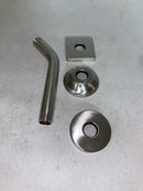 Rohl 1440/6STN Shower ARMS, 6-9/16-Inch Length, Satin Nickel