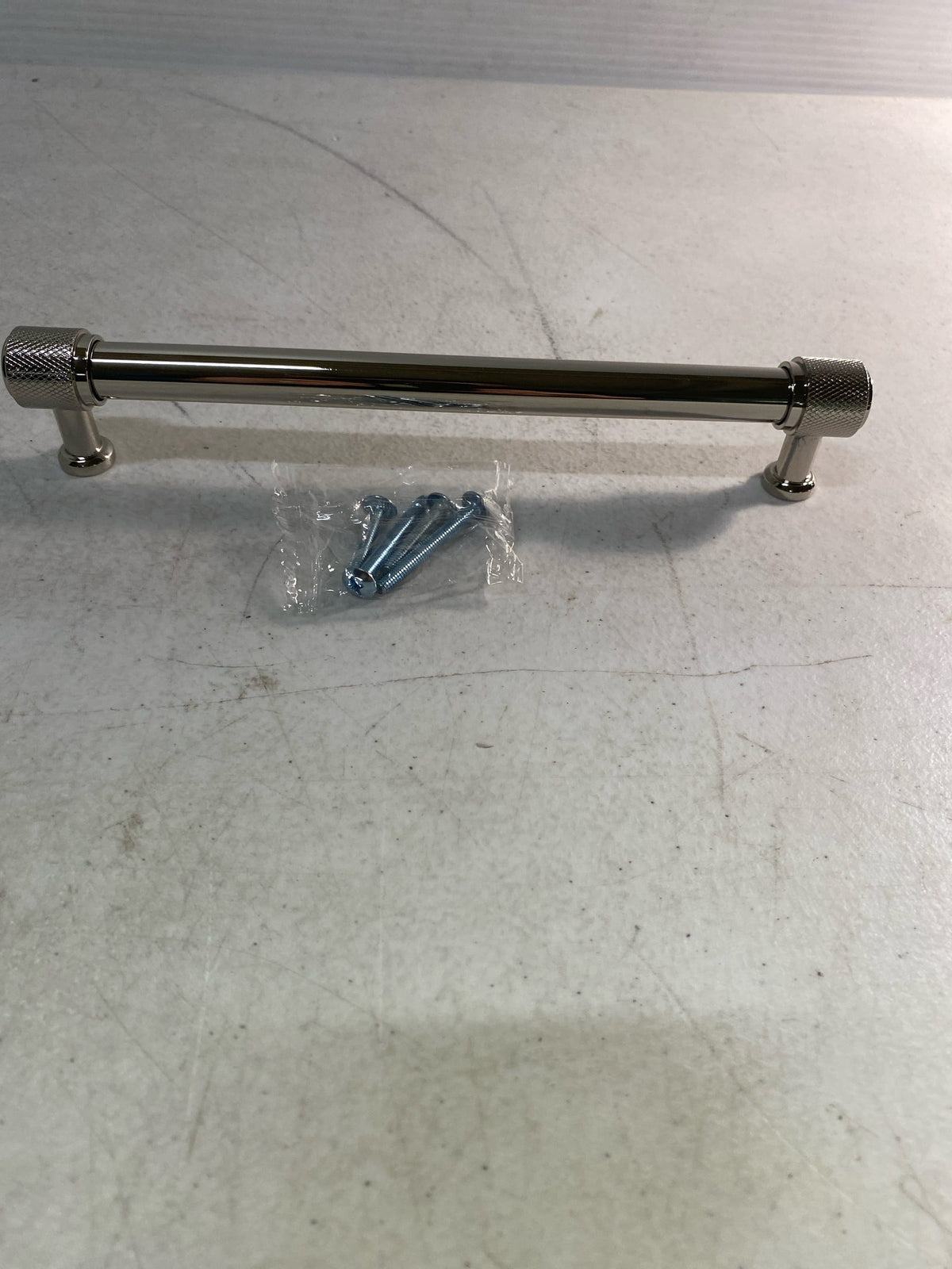 Amerock BP37746PN Faraday 7-9/16 in. (192mm) Center-to-Center Polished Nickel Bar Cabinet Pull