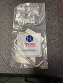 Hickory Hardware P3051-15 Williamsburg 3-3/4" Center to Center Traditional Rustic Farmhouse Cabinet Handle / Drawer Pull - Satin Nickel