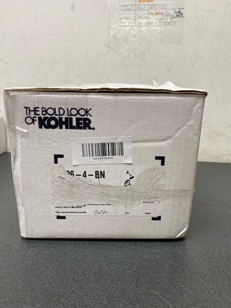Kohler K-TS396-4-BN Devonshire Rite-Temp Pressure-Balancing Shower Faucet Trim with Lever Handle - Vibrant Brushed Nickel