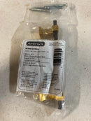 Amerock | Cabinet Pull | Brushed Gold/Black Chrome | 3-3/4 inch (96 mm) Center to Center | Overton | 1 Pack | Drawer Pull | Drawer Handle | Cabinet Hardware