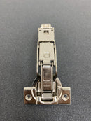 Blum 71T7550 BLUMOTION Overlay Zero Protrusion Screw-On Cabinet Door Hinge with 155 Degree Opening Angle and Self Closing Function - Nickel