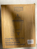 Acclaim lighting 5005TW Builder's Choice Collection 1-Light Textured White Outdoor Wall Lantern Sconce