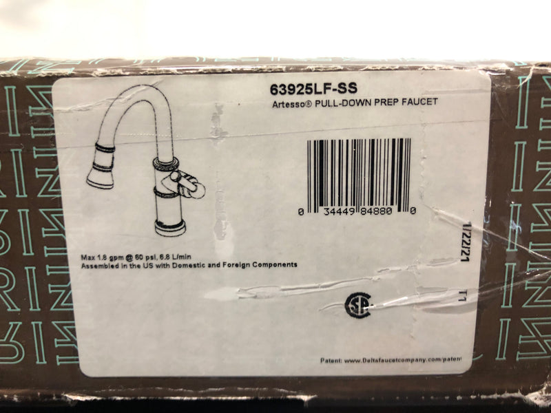 Brizo Artesso Pull-Down Prep Faucet 