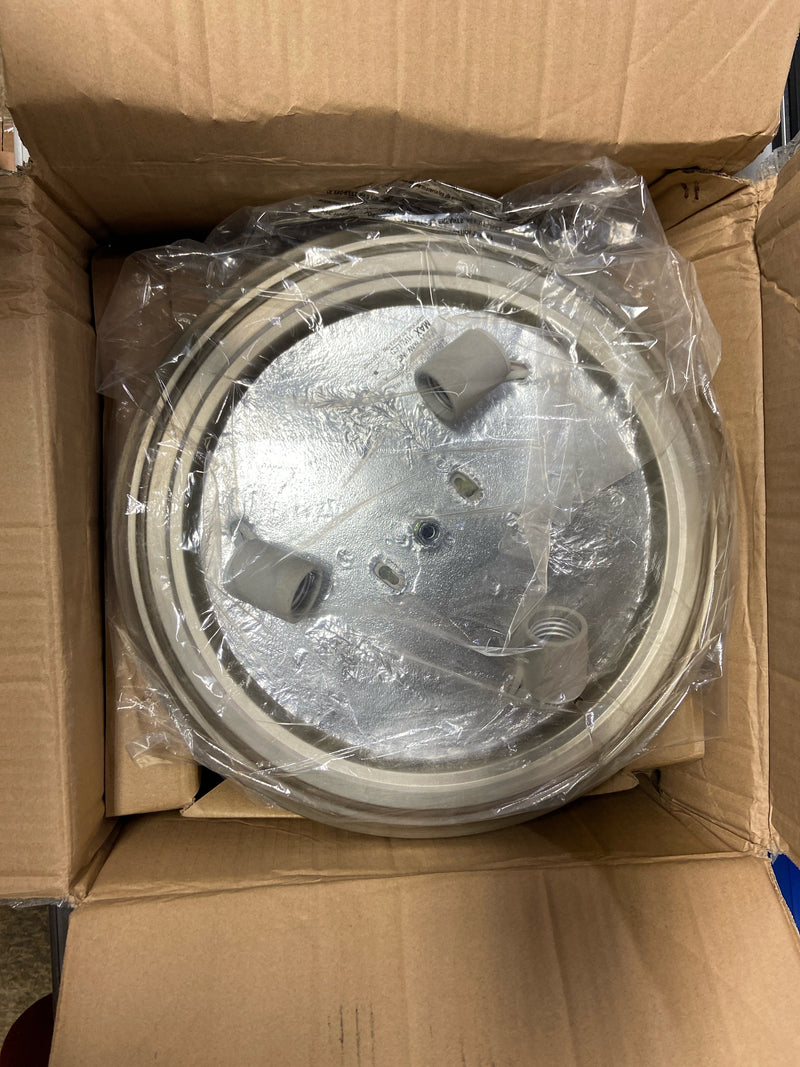 Kichler 8655NI Flush Mount 3-Light, Brushed Nickel