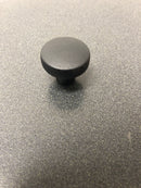 Emtek 86660FB Rustic Modern 1-3/8 Inch Mushroom Cabinet Knob from the Sandcast Bronze Collection - Flat Black Bronze