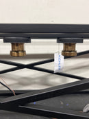 Kichler 44082BK Moorgate 7 Light 48" Wide Linear Chandelier - Black