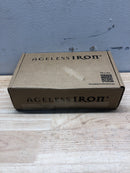 Ageless Iron 657250 Loch - Modern Farmhouse Black Iron Non-Turning One Sided Oval Egg Single Dummy Door Knob - Black Iron