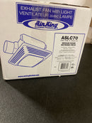 Air King ASLC70 Advantage 70 CFM 5.5 Sone Ceiling Mounted Bath Fan - White