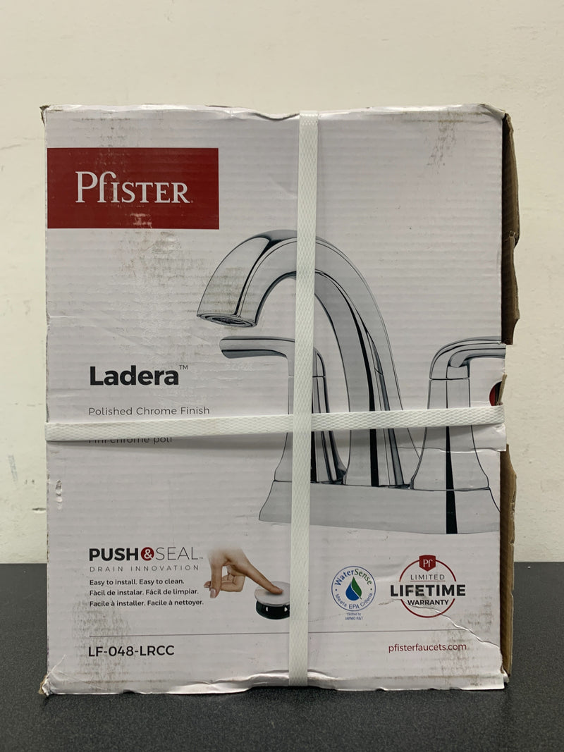 Pfister LF-048-LRCC Ladera 4 in. Centerset 2-Handle Bathroom Faucet in Polished Chrome