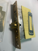 Baldwin 6021.003.R Right Handed Handleset and Knob Entrance Mortise Lock with 2-3/4-Inch Backset and Emergency Egress, Polished Brass