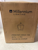 ML Lighting 3244-MB Four Light Pendant, Black