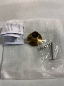 Kohler K-78385-2MB Components 1-1/2 Inch Mushroom Cabinet Knob - Vibrant Brushed Moderne Brass