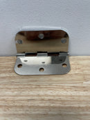 Emtek 91033US14 3.5"x3.5"x2.2mm Plain Bearing Door Hinge- Polished Nickel