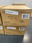 Nora Lighting NLTH-41TW-HZMPW Theia LED Canless Recessed Fixture with 4-1/2" Open Trims - IC Rated - Haze / Matte Powder White