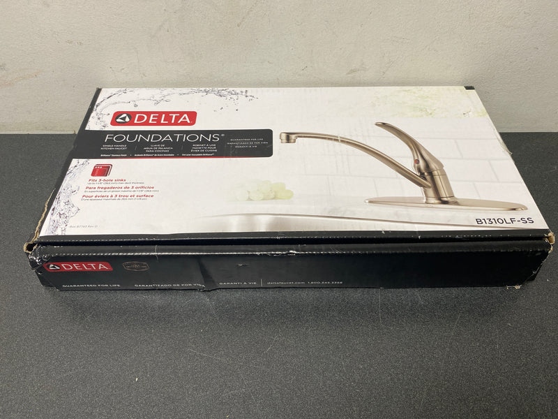 Delta B1310LF-SS Foundations Kitchen Faucet - Includes - Brilliance Stainless