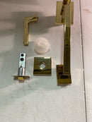 Baldwin 85390003ACLH Minneapolis Left Handed Sectional Handleset with 5162 Lever - Minus Deadbolt - Polished Brass