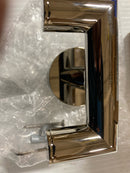 ICO Bath V63226 Volkano Summit Double Robe Hook - Polished Nickel