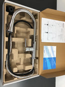 LUXIER Single-Handle Pull-Down Sprayer Kitchen Faucet with 2-Function Sprayhead in Chrome-KTS11-TC