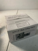 MINKA-AIRE Accessory - 45 Degree Slope Ceiling Adapter-2.13 Inches Tall and 4.5 Inches Wide-Graphite Steel Finish