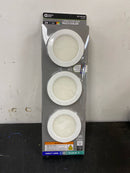 Commercial electric CAB301U1-4WDC24V-IR5-G2 Plug-in and Direct Wire 3PK 4 in. 220 Lumens RGBW Ultra Slim Integrated LED Under Cabinet Puck Light