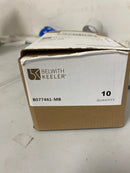 Belwith Keeler B077461-MB Brownstone 3" Center to Center Slim Grip Cabinet Handle / Drawer Pull - Matte Black